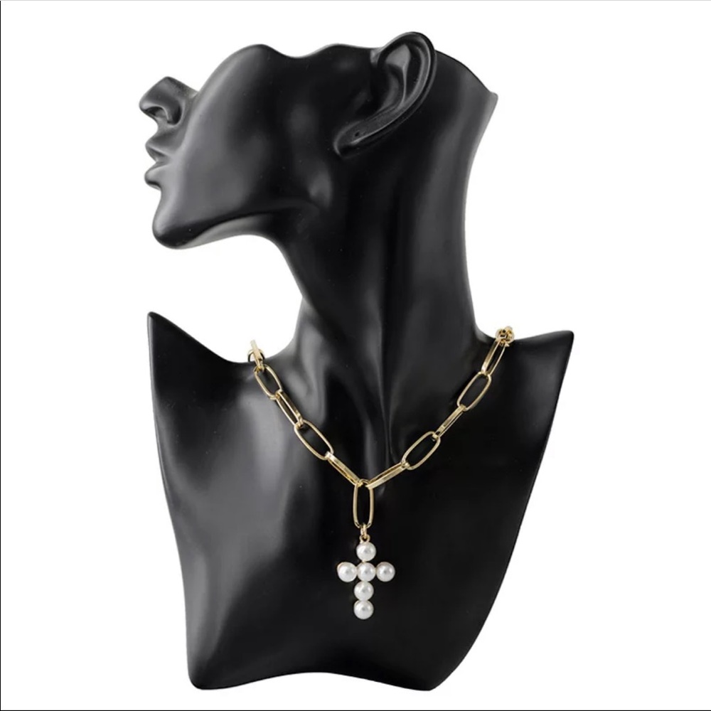 🌟 Fashion Faux Pearl Set of Two Necklaces - Picture 3 of 5